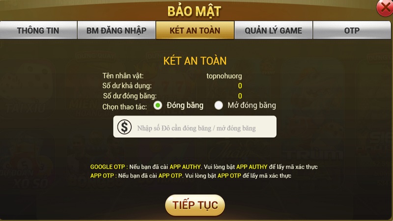 Cập nhật thông tin cá nhân