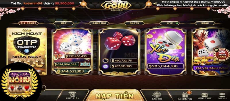 Chia sẻ những thể loại game đổi thưởng hot nhất tại Go88