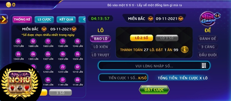 Game xổ số lô đề đổi thưởng may mắn