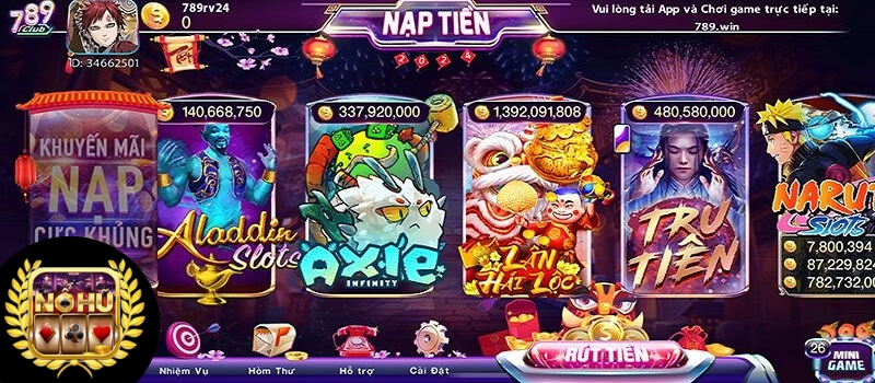 Giới thiệu kho game đổi thưởng 789 Club chuẩn Las Vegas