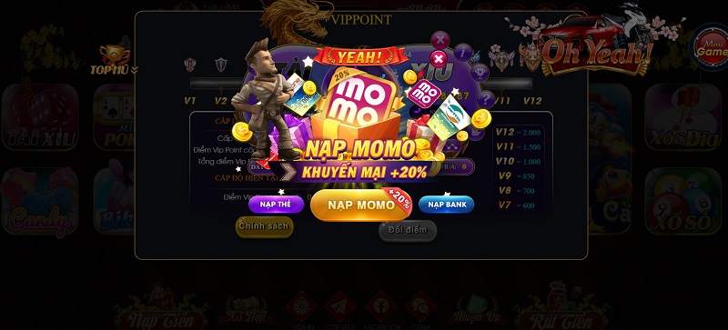 Nhiều khuyến mãi trên cổng game Yeah Win cho các game thủ