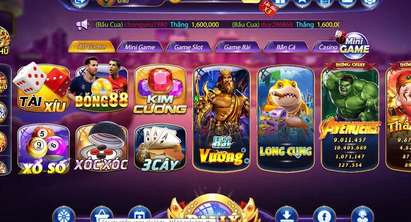 Sản phẩm game tại đây được đầu tư rất nhiều vào mặt hình ảnh đấy