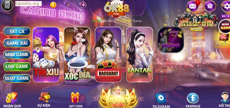 Chơi Live game cùng những mỹ nữ dealer cực xinh đẹp đang chờ anh em