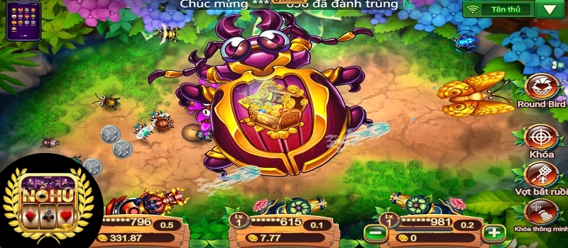 Luật chơi game Bắn Côn Trùng Kuwin