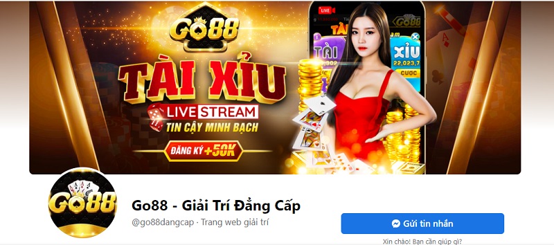 Theo dõi fanpage Go88 giải đố nhận quà