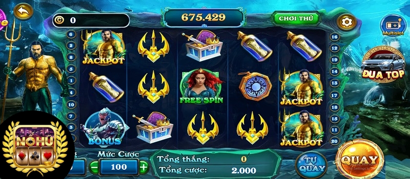 Hướng dẫn cách chơi game nổ hũ Aquaman Choáng Club