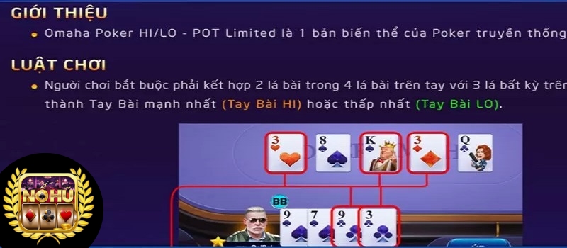 Quy tắc chơi game bài Omaha Poker Rikvip chuẩn