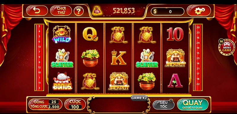 Cơ hội nổ hũ giành Jackpot hàng chục triệu đồng