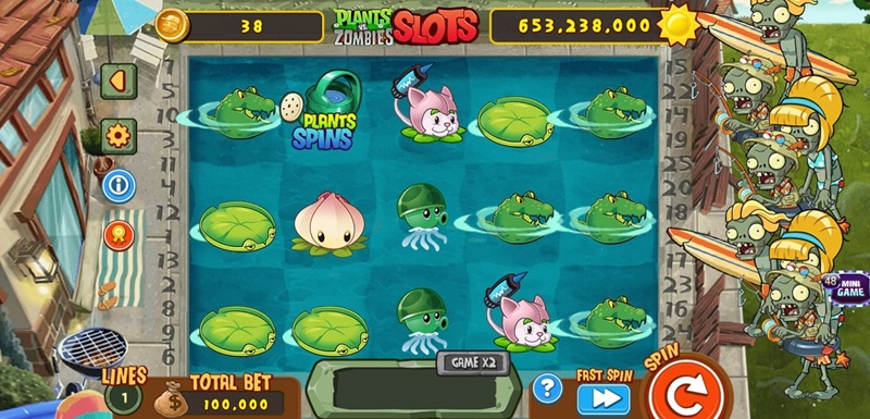 Slot tuổi thơ Plants vs Zombies 789 Club