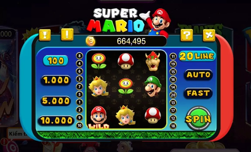 Slot Super Mario thu hút người chơi 