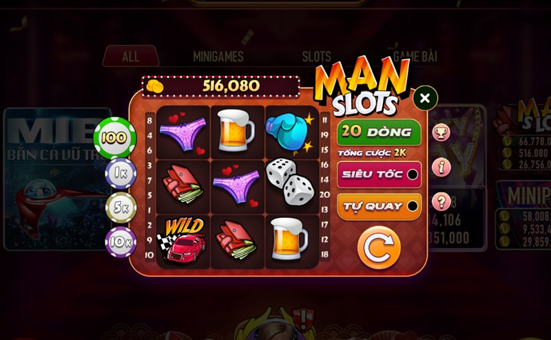 Slot ManClub cho anh em thỏa sức thể hiện tài năng